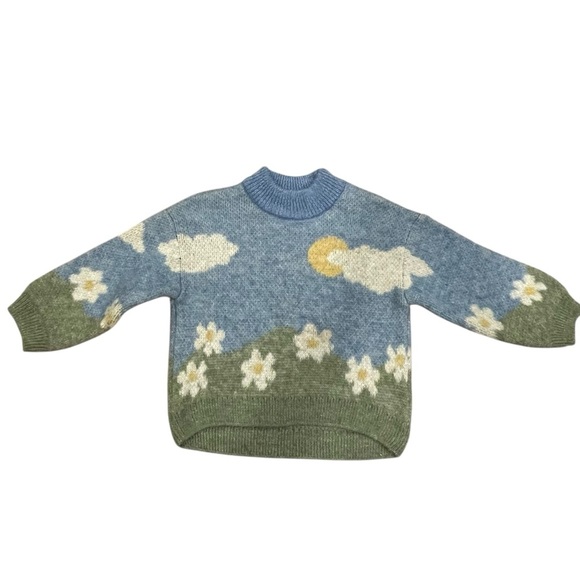 Zara jacquard knit sweater 18-24 mo - Picture 1 of 4